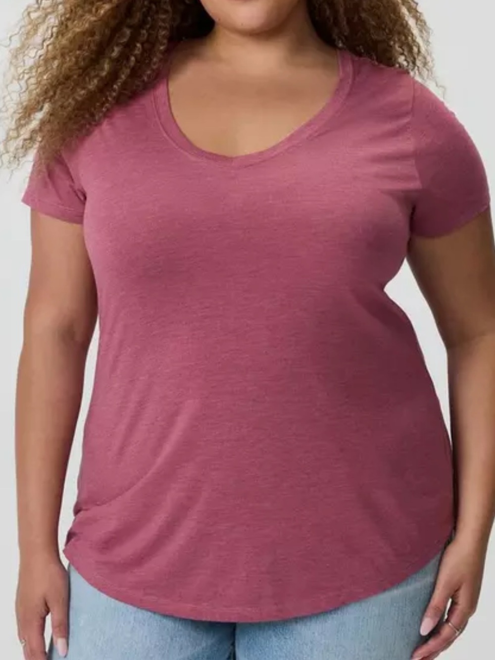 NEW torrid classic fit short sleeve v neck top